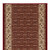 8' Red And Beige Oriental Runner Rug 8' Red And Beige Oriental Runner Rug