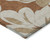 5' X 8' Terra Cotta And Beige Floral Washable Indoor Outdoor Area Rug 5' X 8' Terra Cotta And Beige Floral Washable Indoor Outdoor Area Rug