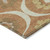 5' X 8' Orange Copper And Gray Medallion Washable Indoor Outdoor Area Rug 5' X 8' Orange Copper And Gray Medallion Washable Indoor Outdoor Area Rug