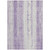 10' X 14' Purple And Ivory Striped Washable Indoor Outdoor Area Rug 10' X 14' Purple And Ivory Striped Washable Indoor Outdoor Area Rug
