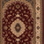 7' X 9' Red and Beige Floral Medallion Power Loom Area Rug 7' X 9' Red and Beige Floral Medallion Power Loom Area Rug
