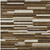 5' X 8' Brown And Ivory Striped Washable Indoor Outdoor Area Rug