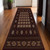 20' Red And Ivory Floral Medallion Runner Rug