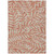3' X 5' Salmon And Gray Floral Washable Indoor Outdoor Area Rug 3' X 5' Salmon And Gray Floral Washable Indoor Outdoor Area Rug