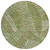 8' Olive Green Brown And Ivory Round Floral Washable Indoor Outdoor Area Rug 8' Olive Green Brown And Ivory Round Floral Washable Indoor Outdoor Area Rug