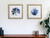 Set of Two Navy Underwater Coral Watercolor Wall Art Set of Two Navy Underwater Coral Watercolor Wall Art