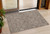 3' X 5' Brown And Beige Floral Washable Indoor Outdoor Area Rug 3' X 5' Brown And Beige Floral Washable Indoor Outdoor Area Rug
