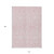 10' X 14' Pink And Ivory Damask Washable Indoor Outdoor Area Rug 10' X 14' Pink And Ivory Damask Washable Indoor Outdoor Area Rug