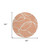 8' Salmon And Ivory Round Abstract Washable Indoor Outdoor Area Rug 8' Salmon And Ivory Round Abstract Washable Indoor Outdoor Area Rug