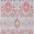 5' X 8' Blush Sky Blue And Brown Oriental Washable Indoor Outdoor Area Rug 5' X 8' Blush Sky Blue And Brown Oriental Washable Indoor Outdoor Area Rug