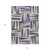 9' X 12' Lavender Brown And Green Geometric Washable Indoor Outdoor Area Rug 9' X 12' Lavender Brown And Green Geometric Washable Indoor Outdoor Area Rug