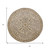 6' Round Beige Distressed Medallion Area Rug 6' Round Beige Distressed Medallion Area Rug