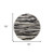 6' Black And Gray Round Wool Hand Tufted Area Rug