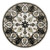 7' Gray Round Wool Hand Hooked Handmade Area Rug 7' Gray Round Wool Hand Hooked Handmade Area Rug