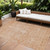5' X 8' Salmon And Terra Cotta Damask Washable Indoor Outdoor Area Rug 5' X 8' Salmon And Terra Cotta Damask Washable Indoor Outdoor Area Rug