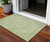 3' X 5' Sage And Ivory Oriental Washable Indoor Outdoor Area Rug 3' X 5' Sage And Ivory Oriental Washable Indoor Outdoor Area Rug