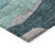 5' X 8' Green Purple And Blue Abstract Washable Indoor Outdoor Area Rug