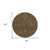 8' Chocolate Red And Green Round Floral Washable Indoor Outdoor Area Rug 8' Chocolate Red And Green Round Floral Washable Indoor Outdoor Area Rug