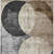 5' X 8' Pewter Brown And Charcoal Geometric Washable Indoor Outdoor Area Rug