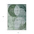 10' X 14' Mint Green And Fern Green Geometric Washable Indoor Outdoor Area Rug