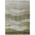 5' X 8' Green And Beige Abstract Washable Indoor Outdoor Area Rug 5' X 8' Green And Beige Abstract Washable Indoor Outdoor Area Rug