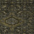 3' X 5' Charcoal Medallion Washable Indoor Outdoor Area Rug