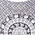 80" X 56" Black And White Mandala Cotton Hanging Tapestry 80" X 56" Black And White Mandala Cotton Hanging Tapestry