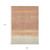 9' X 12' Salmon Striped Washable Indoor Outdoor Area Rug 9' X 12' Salmon Striped Washable Indoor Outdoor Area Rug