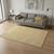 6' X 8' Gold And Beige Geometric Berber Washable Area Rug With UV Protection 6' X 8' Gold And Beige Geometric Berber Washable Area Rug With UV Protection