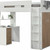 White And Natural Twin Loft Bed And Desk White And Natural Twin Loft Bed And Desk