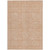 3' X 5' Peach And Beige Geometric Washable Indoor Outdoor Area Rug