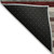 10' X 14' Merlot Burgundy And Beige Striped Washable Indoor Outdoor Area Rug