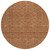8' Orange And Ivory Round Geometric Washable Indoor Outdoor Area Rug 8' Orange And Ivory Round Geometric Washable Indoor Outdoor Area Rug