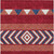 8' X 10' Red White And Navy Blue Southwestern Washable Indoor Outdoor Area Rug 8' X 10' Red White And Navy Blue Southwestern Washable Indoor Outdoor Area Rug