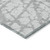 9' X 12' Silver And Gray Abstract Washable Indoor Outdoor Area Rug
