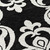 9' X 12' Black And Ivory Damask Washable Indoor Outdoor Area Rug 9' X 12' Black And Ivory Damask Washable Indoor Outdoor Area Rug