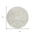 8' Ivory And Beige Round Damask Washable Indoor Outdoor Area Rug 8' Ivory And Beige Round Damask Washable Indoor Outdoor Area Rug