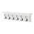39" Classic White Wood Six Hook Hanging Coat Rack 39" Classic White Wood Six Hook Hanging Coat Rack
