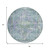 8' Teal Blue Lavender And Ivory Round Oriental Washable Indoor Outdoor Area Rug 8' Teal Blue Lavender And Ivory Round Oriental Washable Indoor Outdoor Area Rug