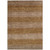 5' X 8' Brown And Khaki Striped Washable Indoor Outdoor Area Rug