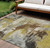 10' X 14' Brown Gray And Taupe Abstract Washable Indoor Outdoor Area Rug 10' X 14' Brown Gray And Taupe Abstract Washable Indoor Outdoor Area Rug