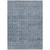 5' X 8' Blue And Gray Striped Washable Indoor Outdoor Area Rug 5' X 8' Blue And Gray Striped Washable Indoor Outdoor Area Rug