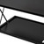 28" Adjustable Black Stainless Steel Standing Desk Converter 28" Adjustable Black Stainless Steel Standing Desk Converter