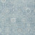 9' X 12' Blue Ivory And Gray Damask Washable Indoor Outdoor Area Rug