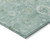 3' X 5' Teal Blue Ivory And Tan Damask Washable Indoor Outdoor Area Rug 3' X 5' Teal Blue Ivory And Tan Damask Washable Indoor Outdoor Area Rug