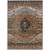 10' X 14' Terra Cotta Rust And Gray Tribal Washable Indoor Outdoor Area Rug 10' X 14' Terra Cotta Rust And Gray Tribal Washable Indoor Outdoor Area Rug