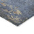 8' Denim Blue And Beige Round Floral Washable Indoor Outdoor Area Rug 8' Denim Blue And Beige Round Floral Washable Indoor Outdoor Area Rug