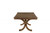 64" Brown Solid Wood Removable Leaf Trestle Base Dining Table 64" Brown Solid Wood Removable Leaf Trestle Base Dining Table