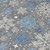 9' X 12' Gray Blue And Ivory Snowflake Washable Indoor Outdoor Area Rug