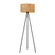 58" Brown And Black Metal Tripod Floor Lamp With Brown Shade 58" Brown And Black Metal Tripod Floor Lamp With Brown Shade